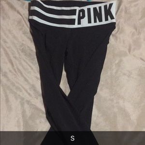 Pink yoga pants